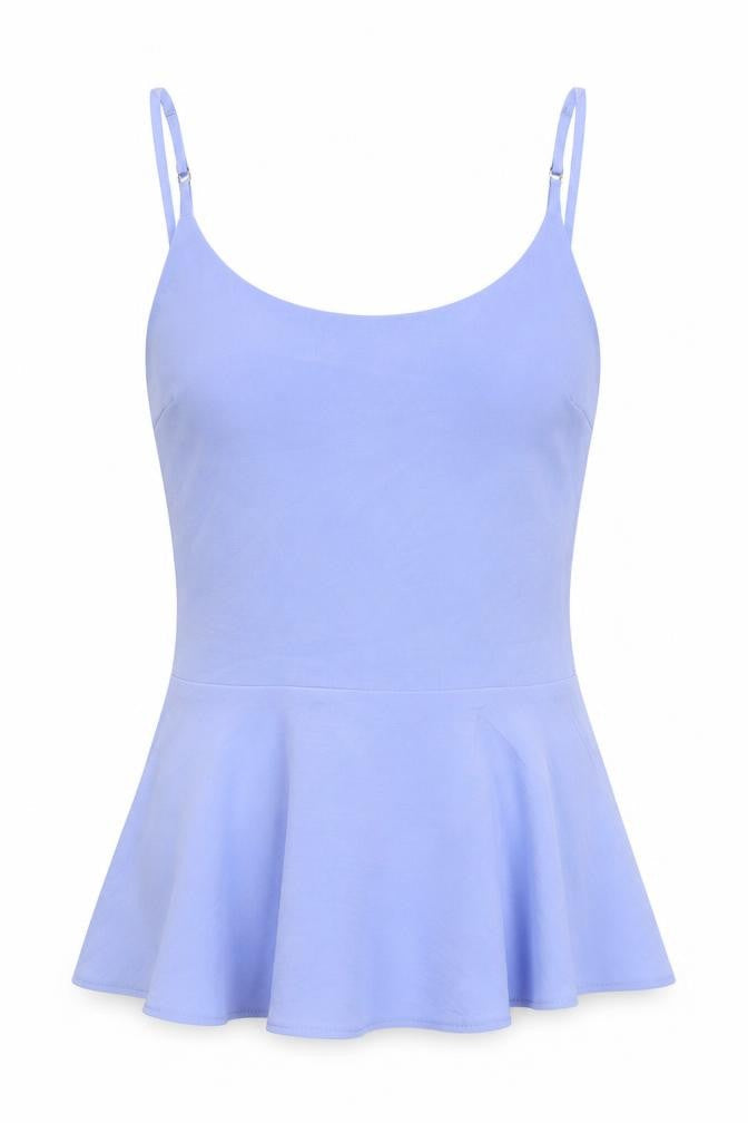 Womens UK Size 6 River Island Blue Camisole Tank
