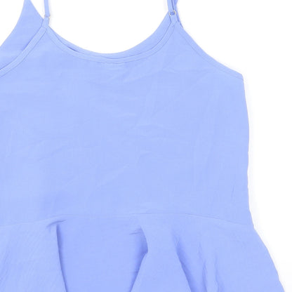 Womens UK Size 6 River Island Blue Camisole Tank