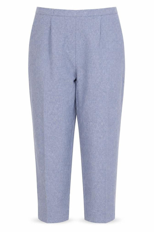 Womens UK Size 20 Classic Regular Fit  Blue Trousers