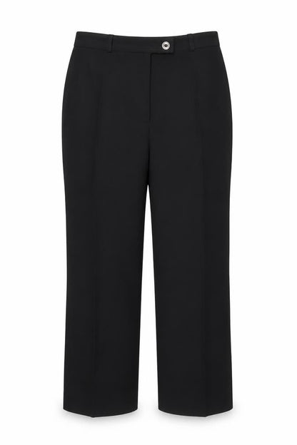 Simorra Womens Black Polyester Trousers Size 10 Regular Zip