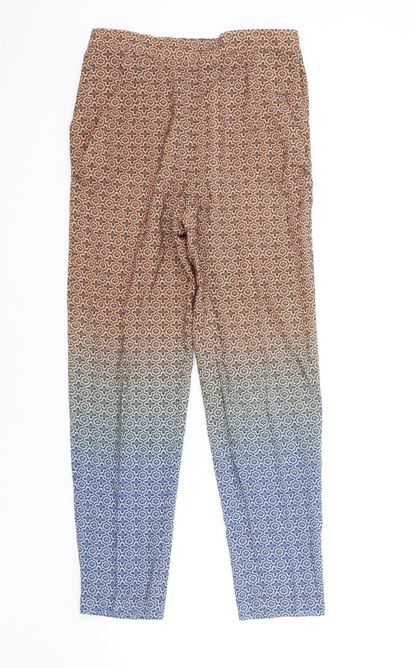 Womens UK Size XS H&M Relaxed Fit  Multicoloured Trousers