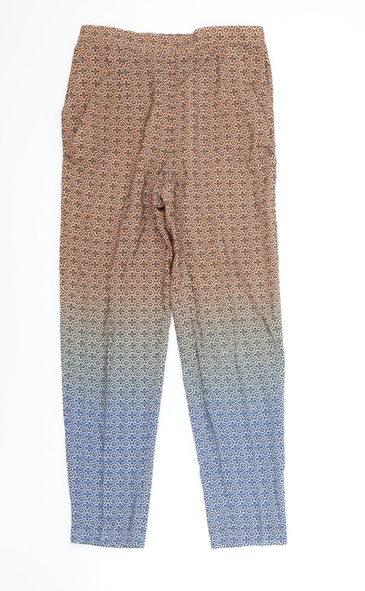 Womens UK Size XS H&M Relaxed Fit  Multicoloured Trousers