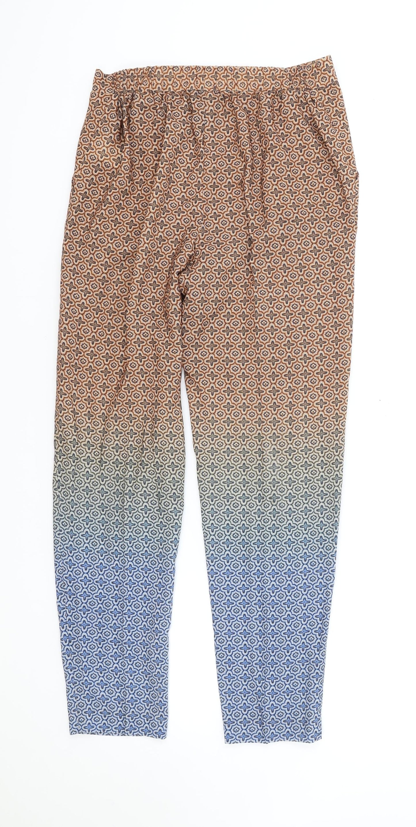 Womens UK Size XS H&M Relaxed Fit  Multicoloured Trousers