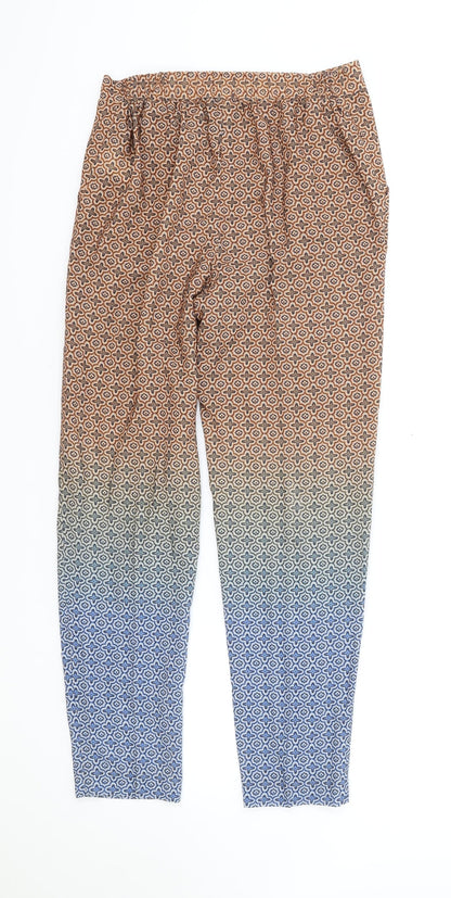 Womens UK Size XS H&M Relaxed Fit  Multicoloured Trousers