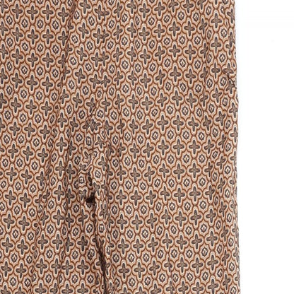 Womens UK Size XS H&M Relaxed Fit  Multicoloured Trousers