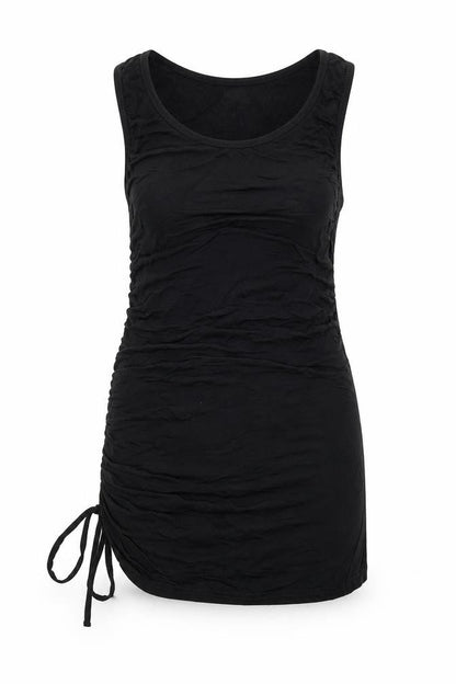 Womens UK Size S H&M Black Tunic Tank