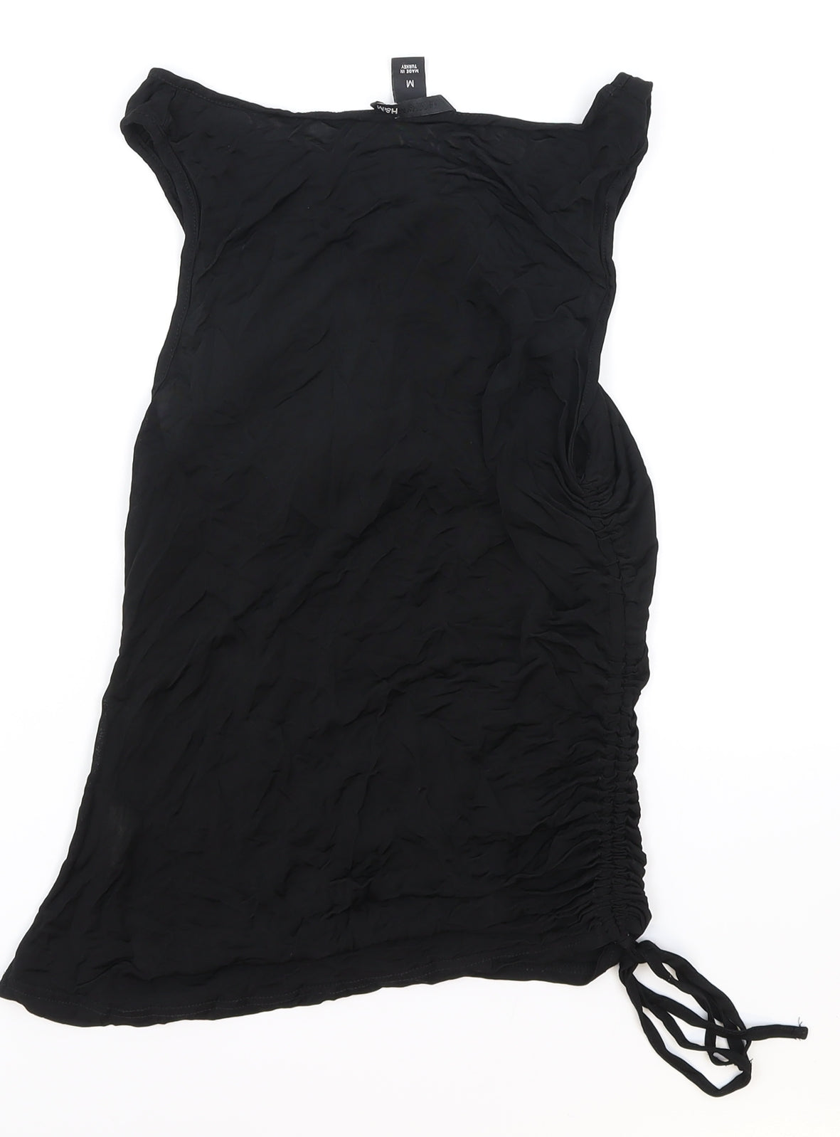 Womens UK Size S H&M Black Tunic Tank