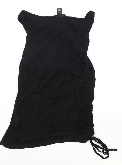Womens UK Size S H&M Black Tunic Tank