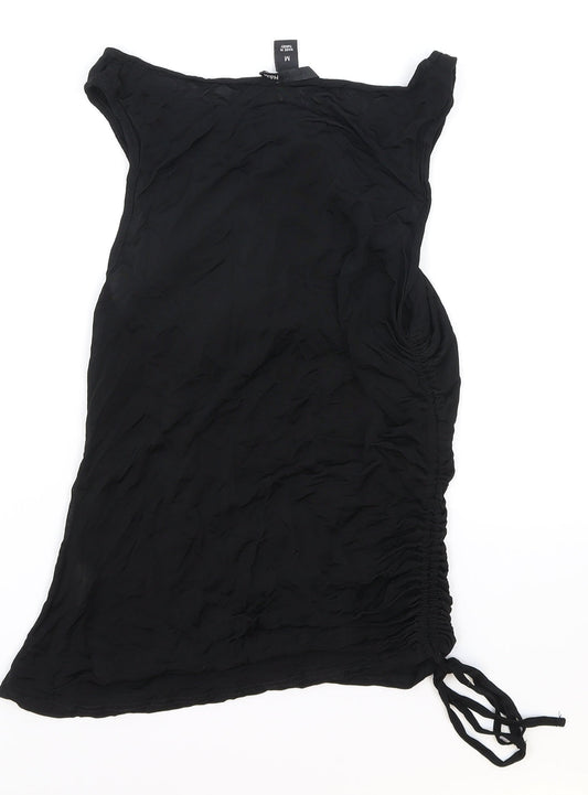 Womens UK Size S H&M Black Tunic Tank