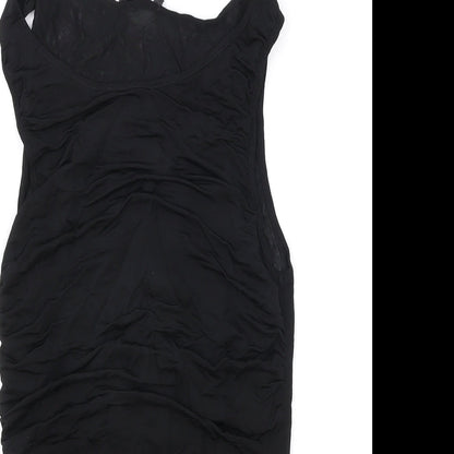 Womens UK Size S H&M Black Tunic Tank