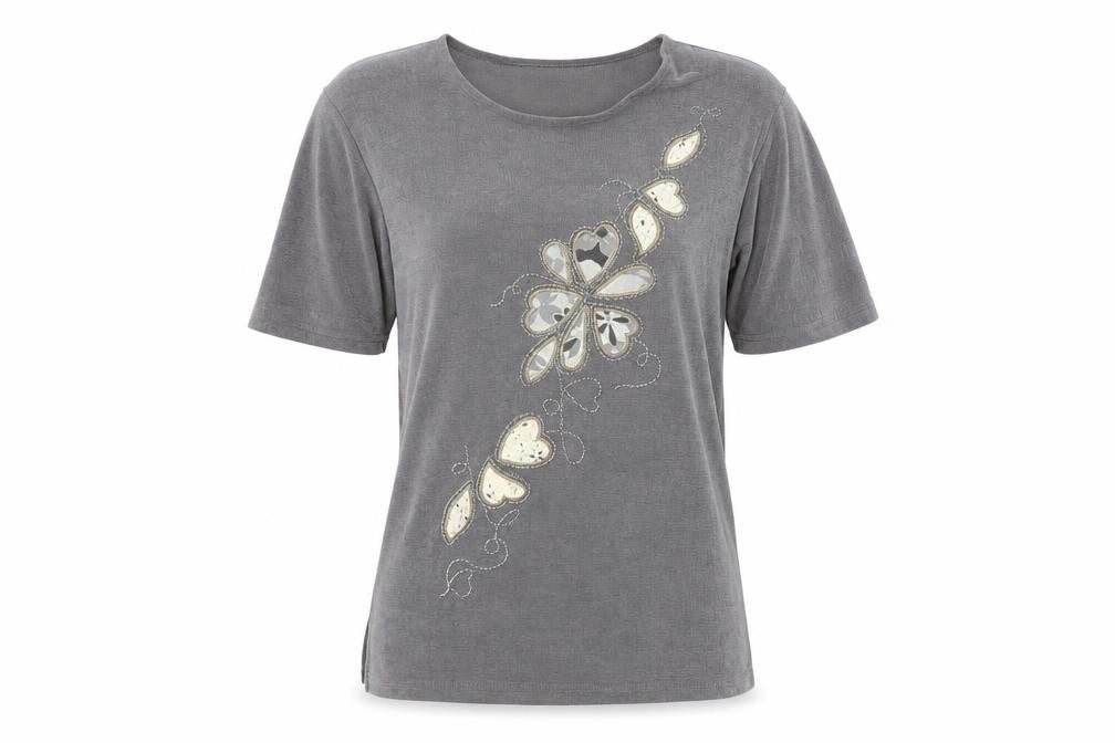 Womens UK Size M Citrus Brown Basic T-Shirt