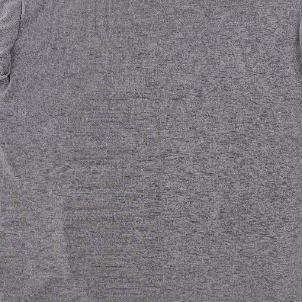 Womens UK Size M Citrus Brown Basic T-Shirt