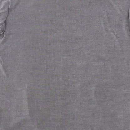 Womens UK Size M Citrus Brown Basic T-Shirt