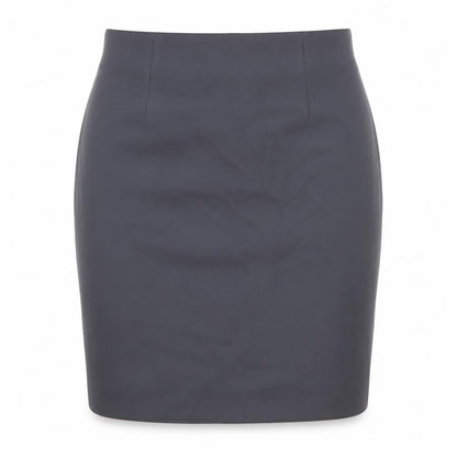 Beechers Brook Womens Grey Polyester Straight & Pencil Skirt Size 12 Zip