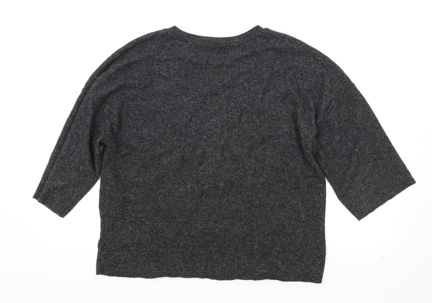 Womens UK Size M Zara Grey Pullover Jumper