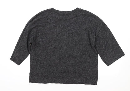 Womens UK Size M Zara Grey Pullover Jumper