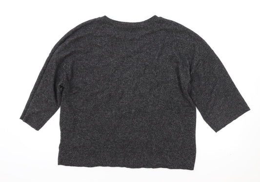 Womens UK Size M Zara Grey Pullover Jumper
