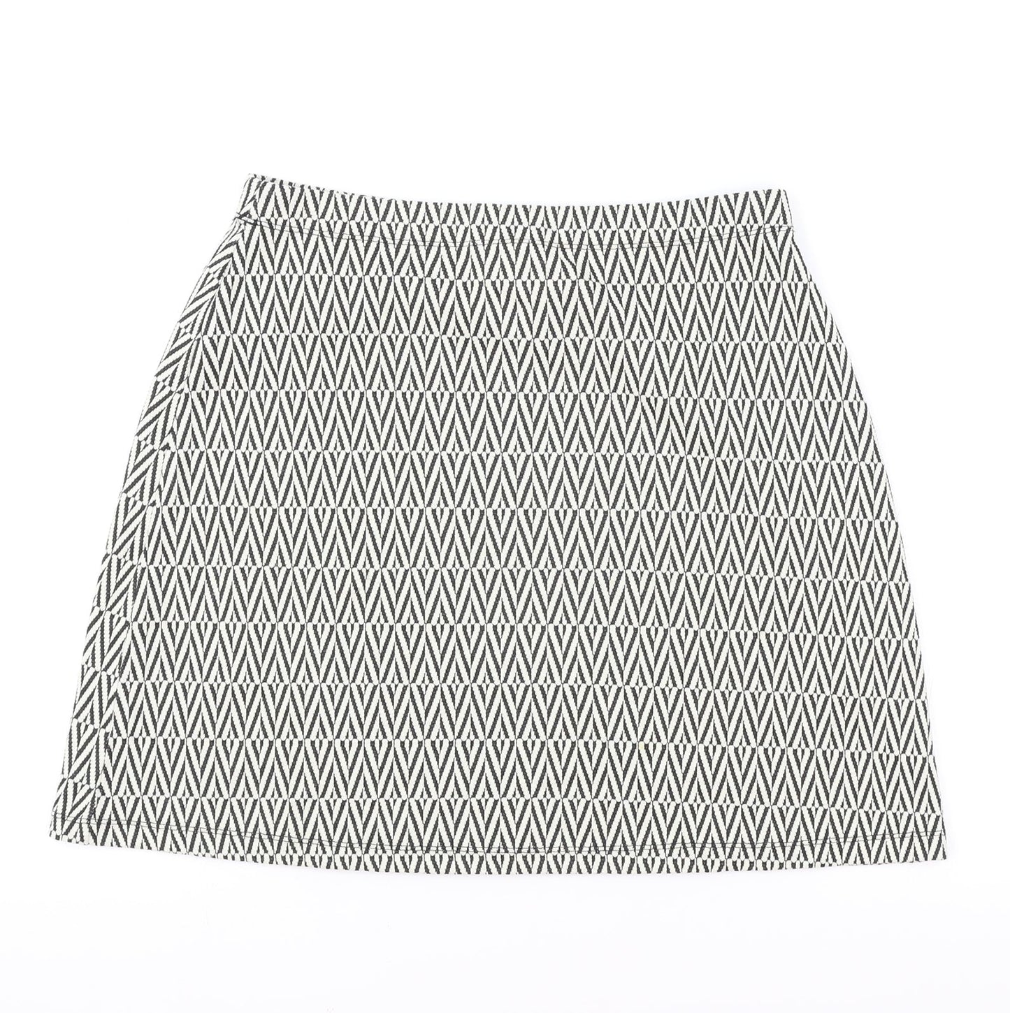 Womens UK Size 10 Matalan White Straight & Pencil Skirt