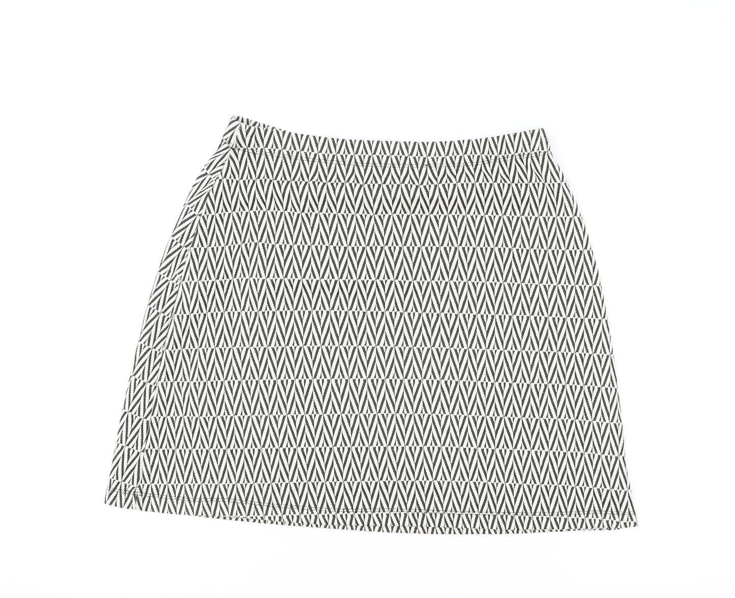 Womens UK Size 10 Matalan White Straight & Pencil Skirt
