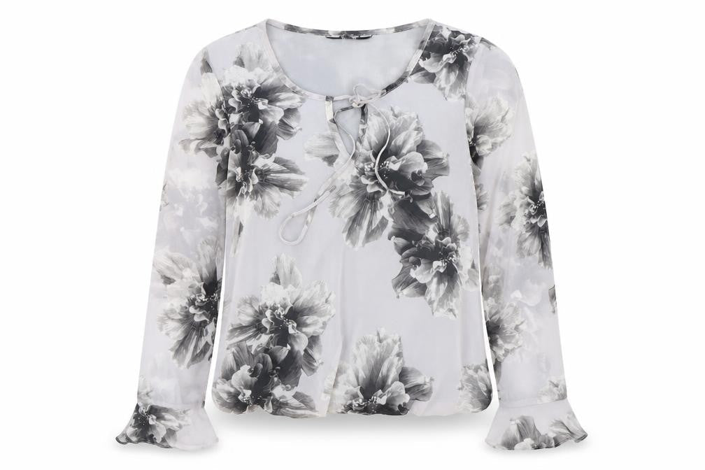 Womens UK Size 8 K&D London Grey Basic Blouse