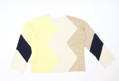 Womens UK Size M Vera Moda Beige Pullover Jumper