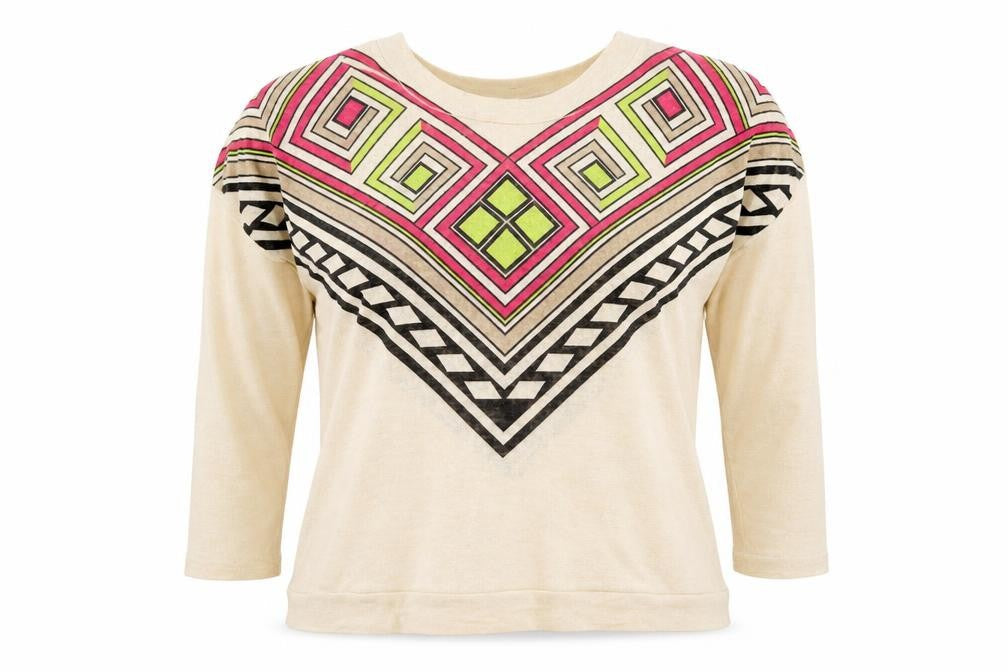 Womens UK Size S QED London Beige Basic T-Shirt
