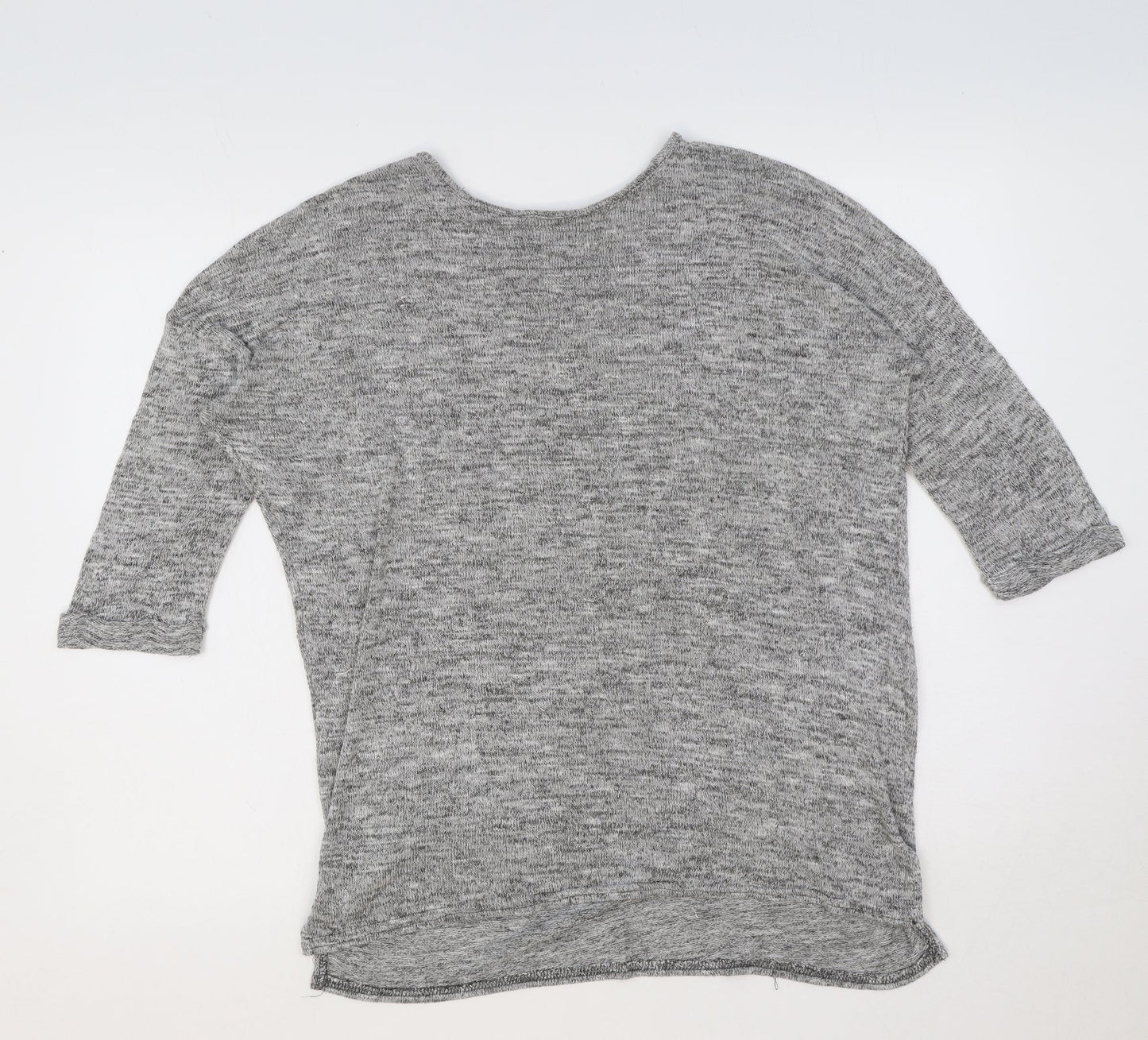 Womens UK Size S New Look Grey Pullover Jumper