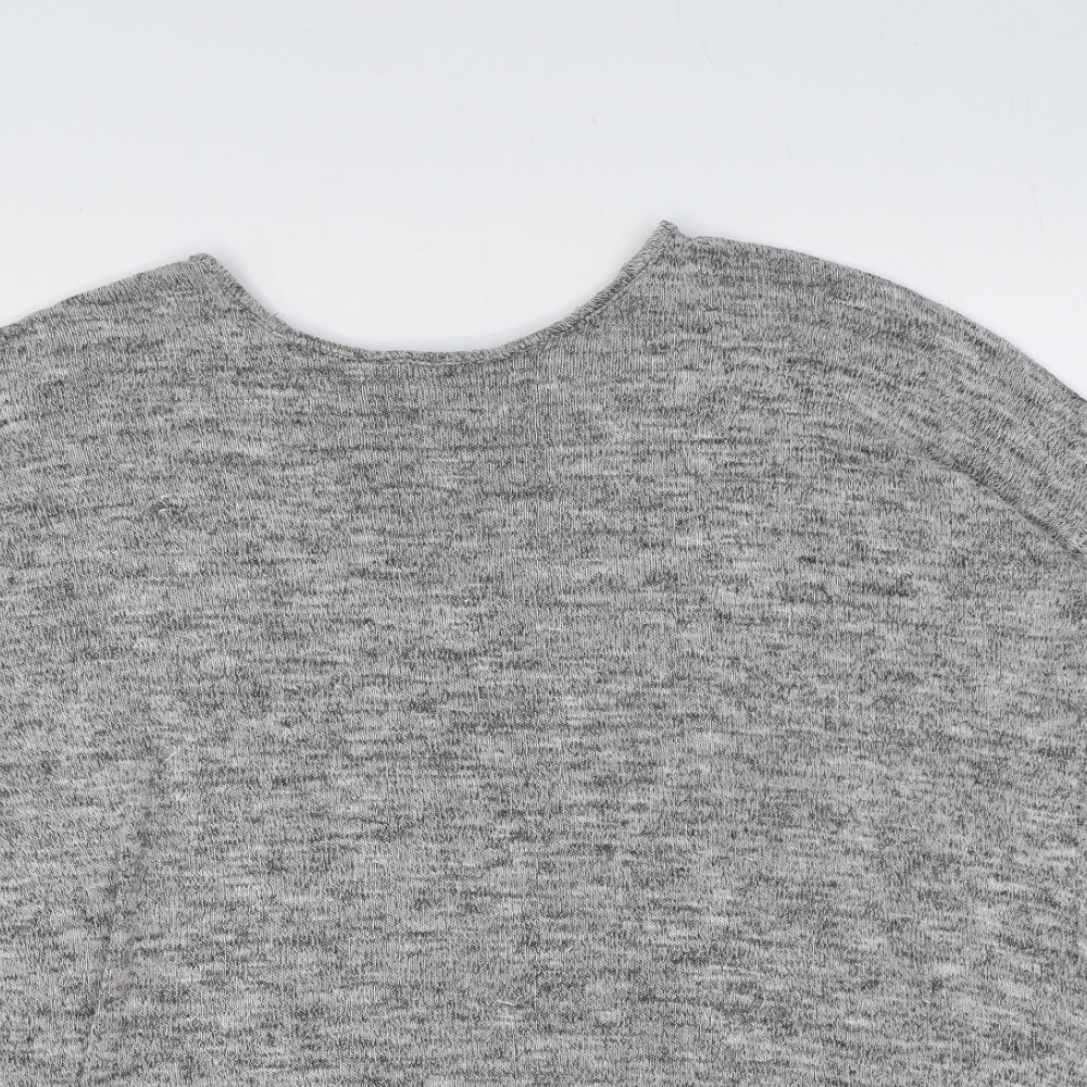 Womens UK Size S New Look Grey Pullover Jumper