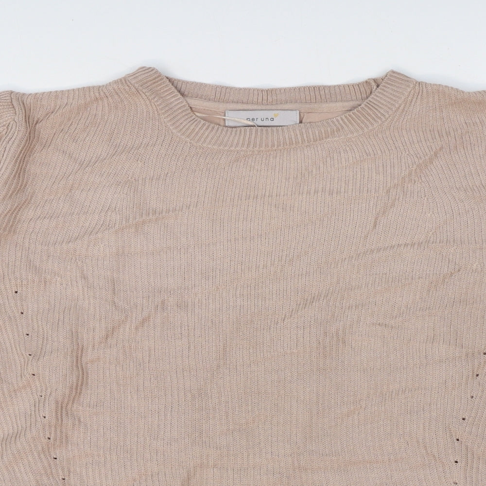 Womens UK Size 14 Marks and Spencer Pink Basic T-Shirt
