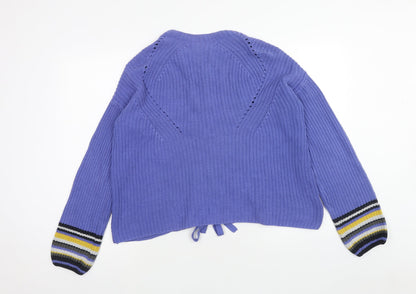 Womens UK Size 10 NEXT Purple Pullover Jumper