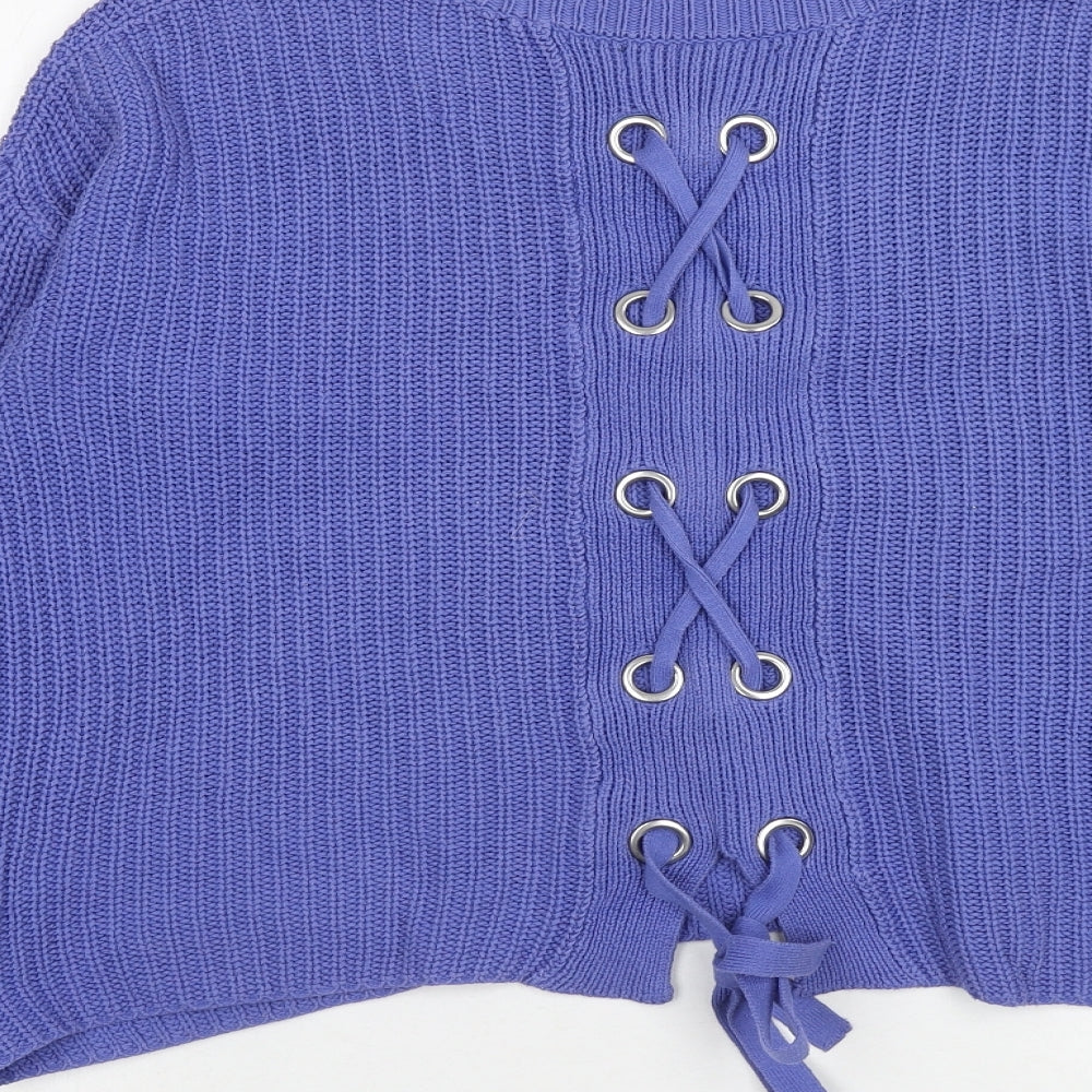 Womens UK Size 10 NEXT Purple Pullover Jumper