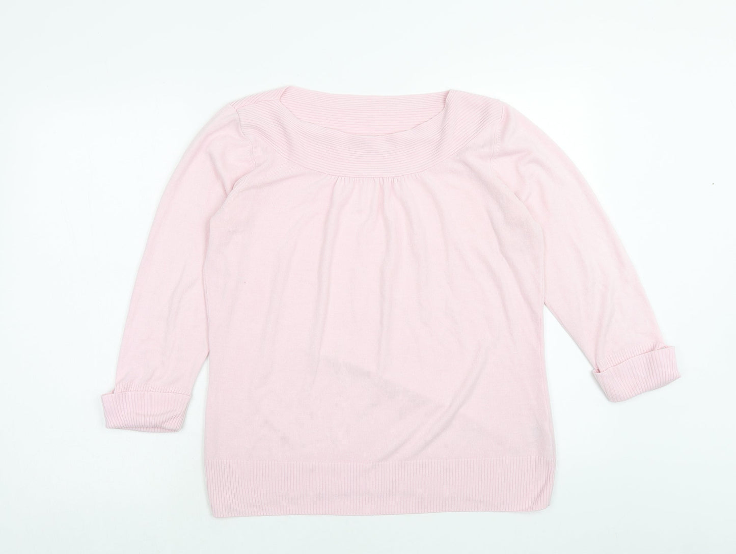 Womens UK Size 16 Marks and Spencer Pink Pullover Jumper