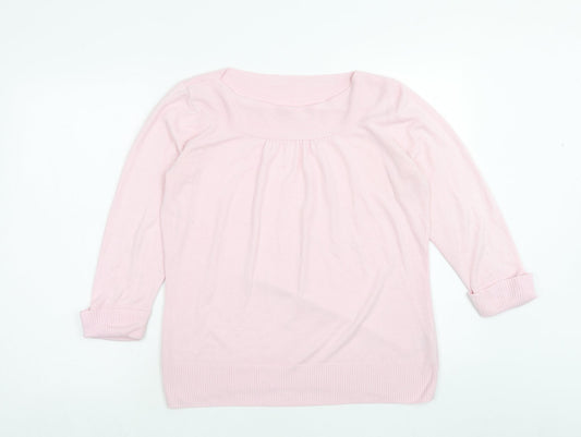 Womens UK Size 16 Marks and Spencer Pink Pullover Jumper
