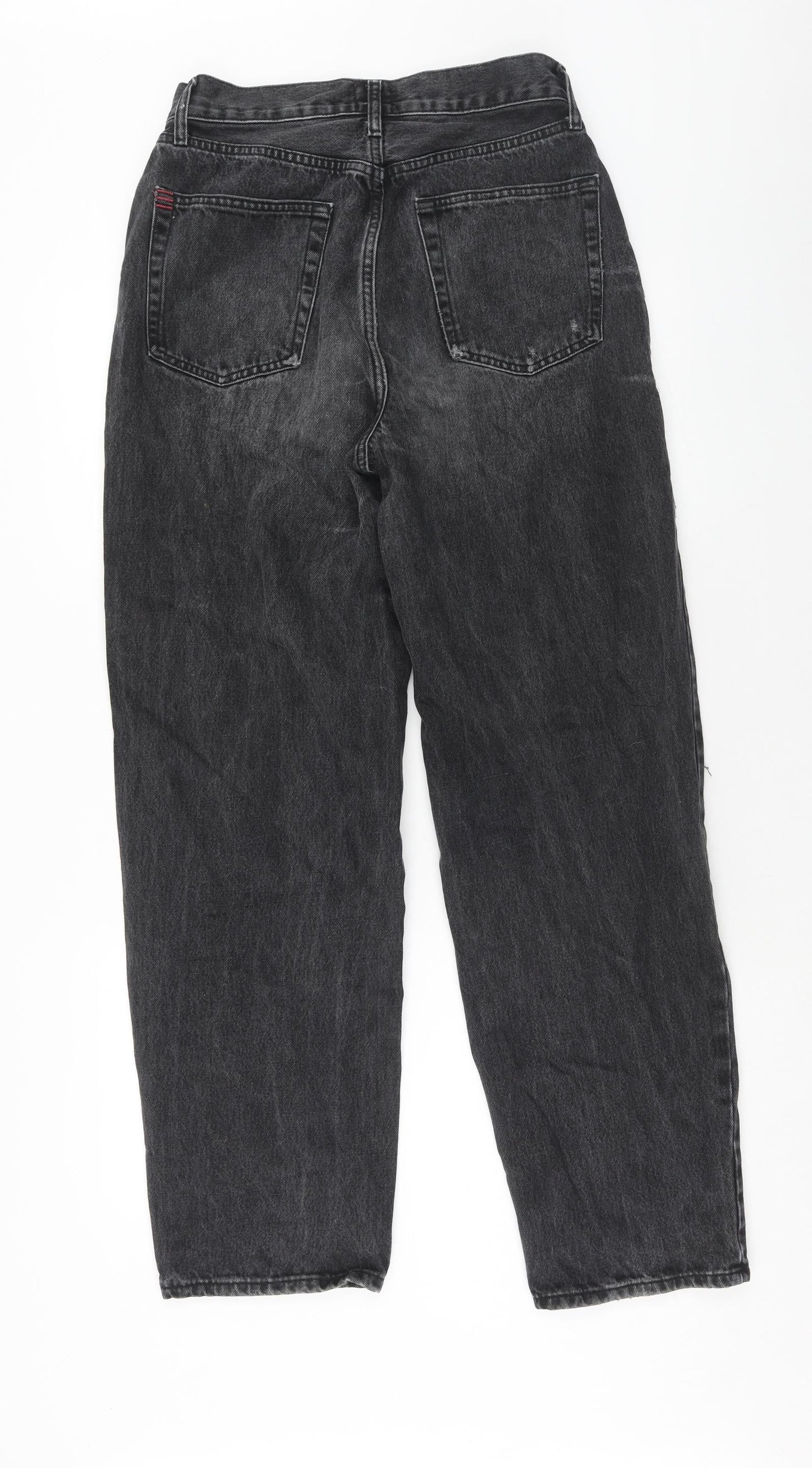 BDG Womens Grey Cotton Straight Jeans Size 28 in Regular Zip