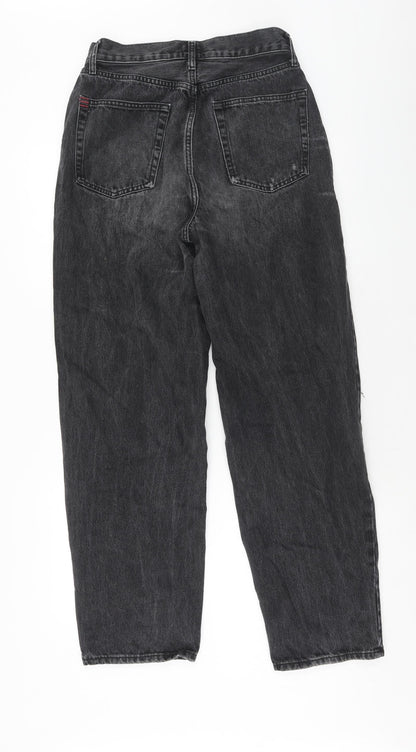 BDG Womens Grey Cotton Straight Jeans Size 28 in Regular Zip