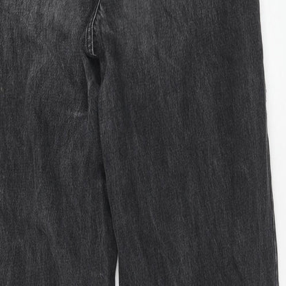 BDG Womens Grey Cotton Straight Jeans Size 28 in Regular Zip