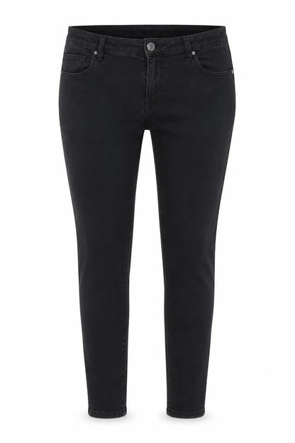 Womens UK Size 12 Denim & Co. Regular Fit Skinny Black Jeans