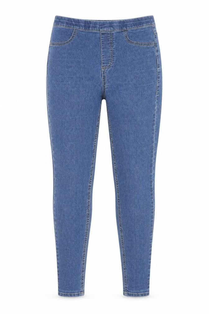 Womens UK Size 10 Avenue Regular Fit Jegging Blue Jeans