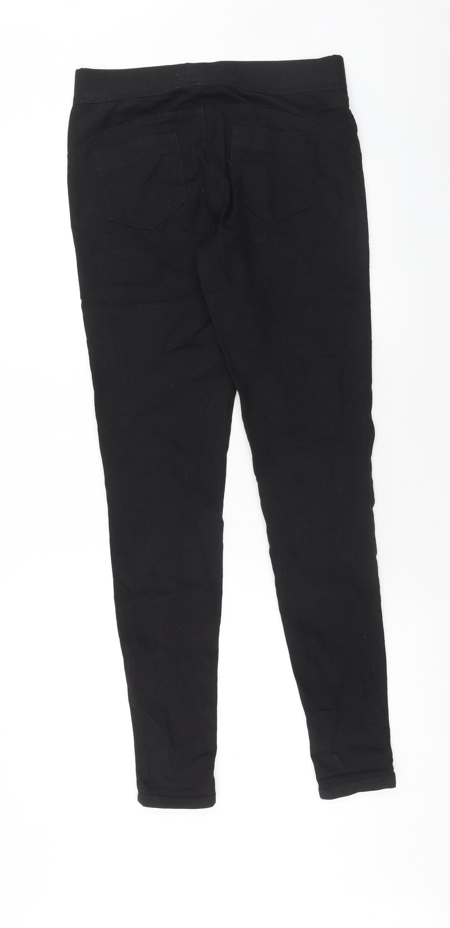 Denim & Co. Womens Black Cotton Skinny Jeans Size 12 Regular