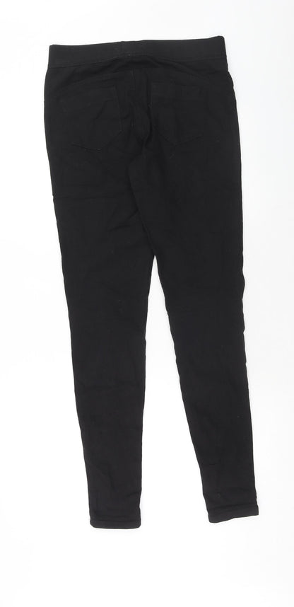 Denim & Co. Womens Black Cotton Skinny Jeans Size 12 Regular