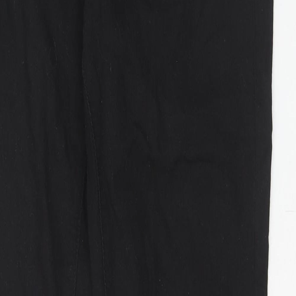 Denim & Co. Womens Black Cotton Skinny Jeans Size 12 Regular