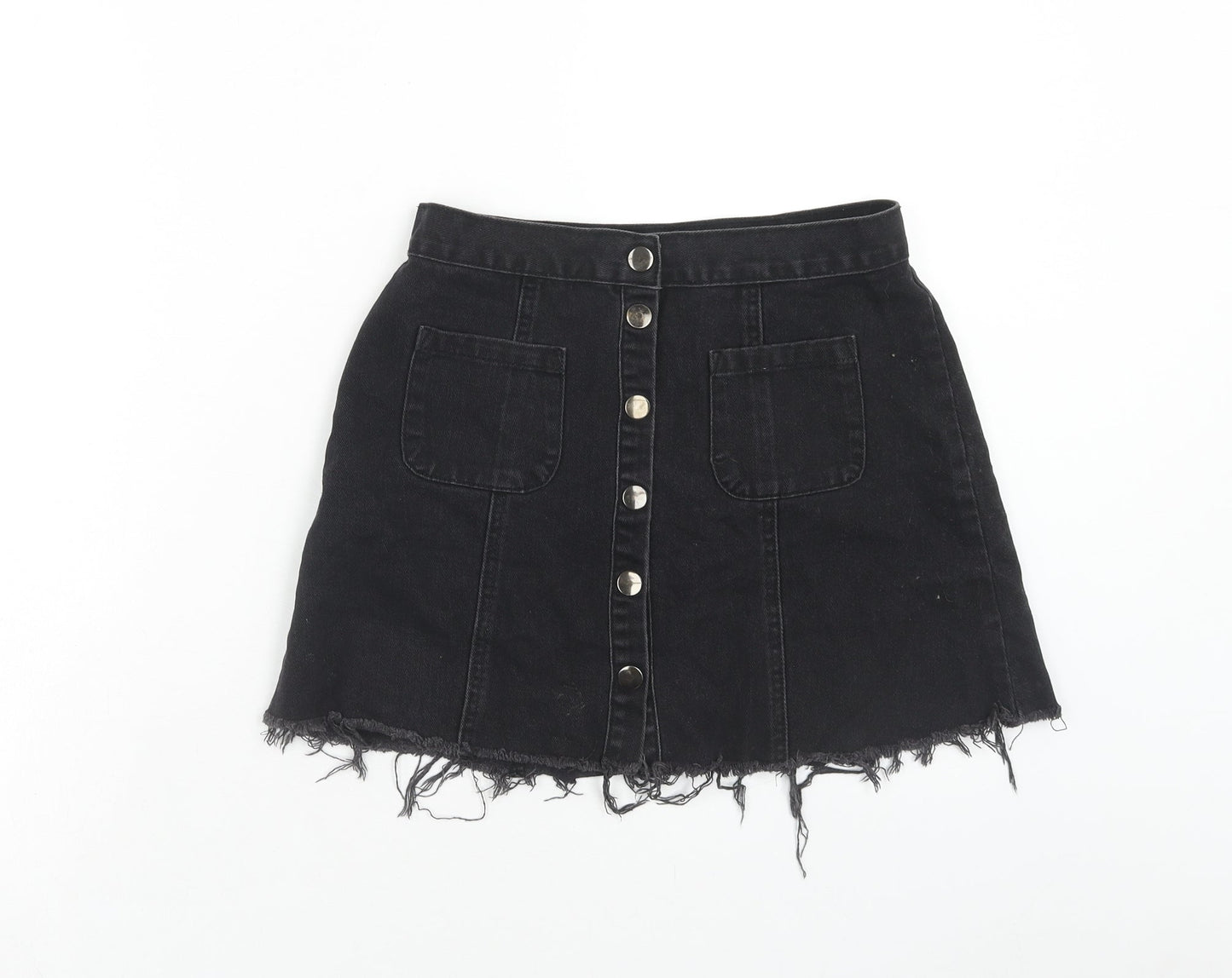 Womens UK Size S Cooperative Mini Denim Skirt