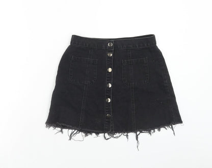 Womens UK Size S Cooperative Mini Denim Skirt
