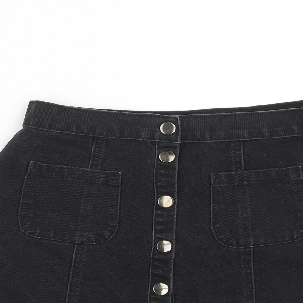 Womens UK Size S Cooperative Mini Denim Skirt