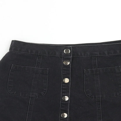 Womens UK Size S Cooperative Mini Denim Skirt