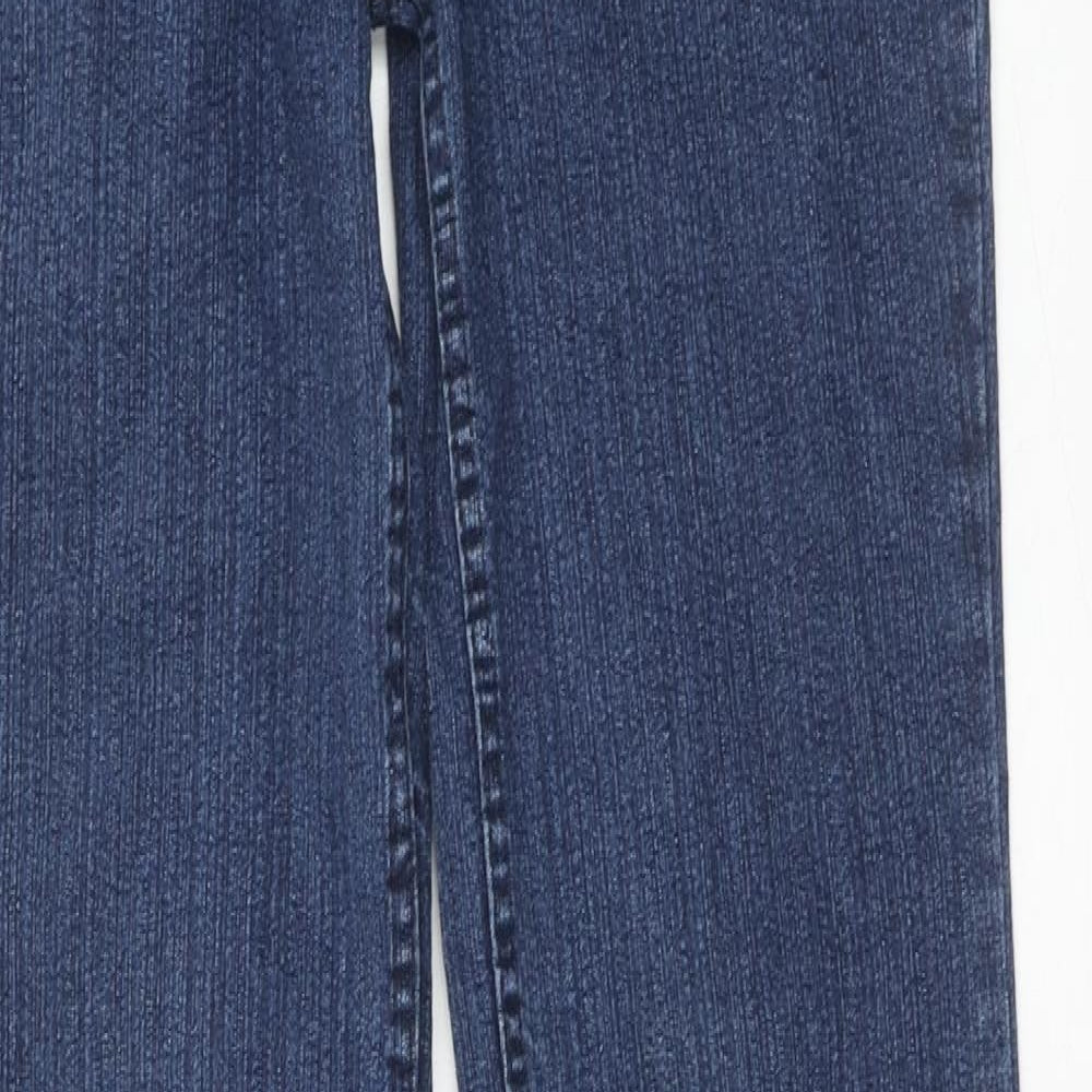 Logus Womens Blue Cotton Skinny Jeans Size 30 in Regular Zip