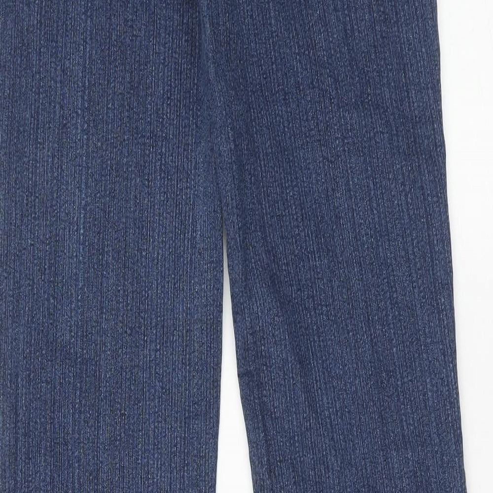 Logus Womens Blue Cotton Skinny Jeans Size 30 in Regular Zip