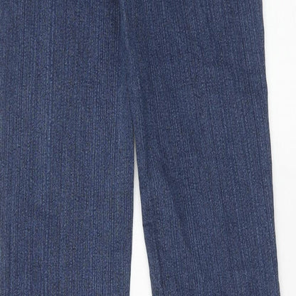 Logus Womens Blue Cotton Skinny Jeans Size 30 in Regular Zip