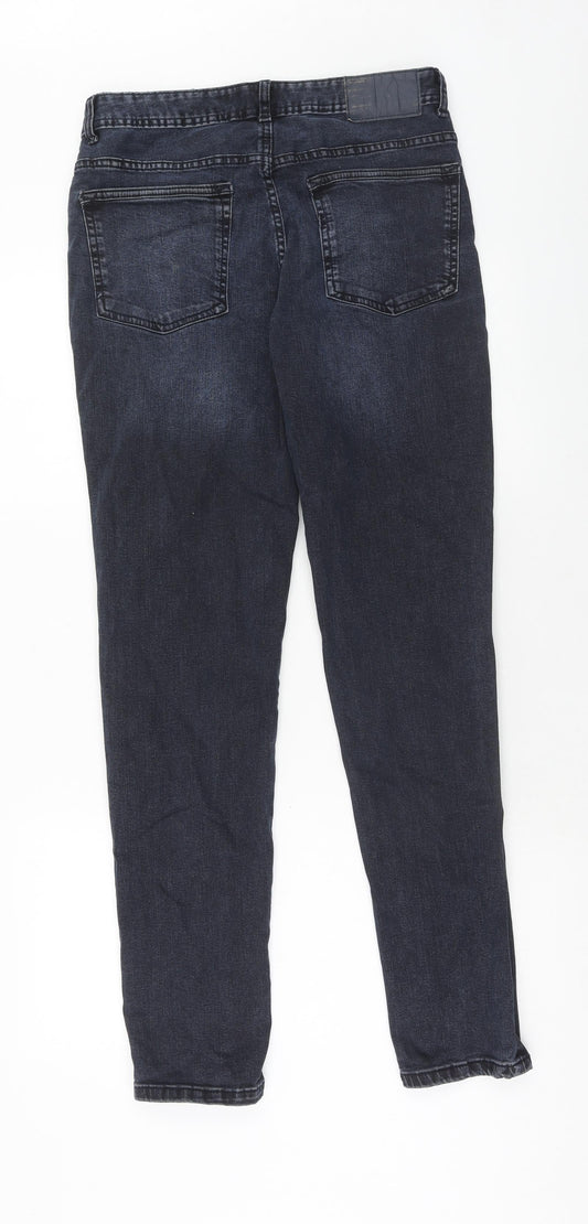 Denim & Co. Mens Blue Cotton Skinny Jeans Size 30 in L32 in Slim Button