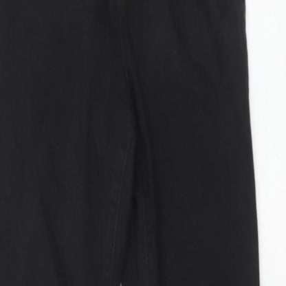 Denim & Co. Womens Black Cotton Skinny Jeans Size 10 Regular Zip
